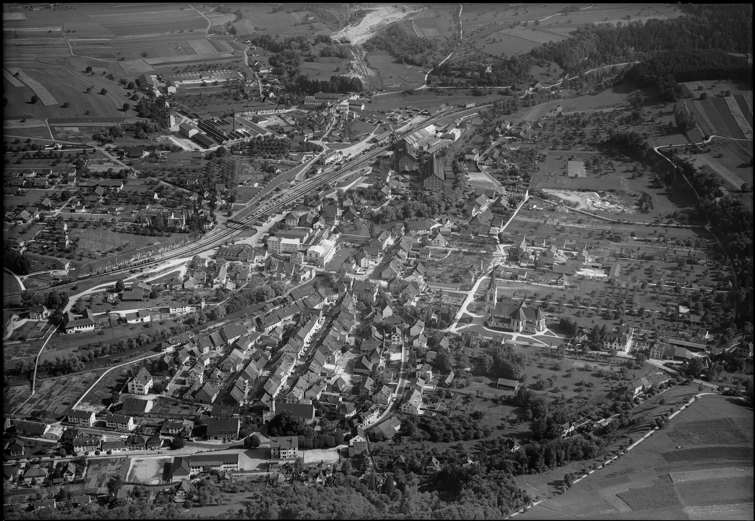 Laufen, Blick nach Südsüdosten (SSE)